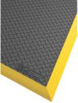 Notrax 547 Diamond Flex nitril - olajálló gyémánt mintás fáradtsággátló szőnyeg - fekete/sárga Méret: 97 x 163 cm