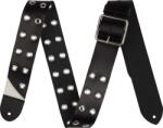 Jackson Metal Stud Leather Straps Black gitárszíj - 10% nyitási akció