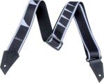  Jackson Strap with Sharkfin Inlay Pattern Black and White gitárheveder
