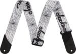  Jackson Cracked Mirror Straps White gitárheveder
