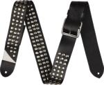  Jackson Metal Stud Leather Straps Black gitárheveder