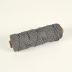 Takoy Șnur din bumbac pentru macrame 3mm gri