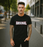 GIVprint Arsenal 5 férfi póló fekete