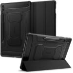 Spigen ACS06856 RUGGED ARMOR PRO Galaxy Tab S9 FE Plus LTE (SM-X616) / WIFI (SM-X610) fekete oldalra nyíló tok (ACS06856) (ACS06856)