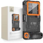 Tech-Protect TP1757 Tech-Protect IPX8 univerzális vizálló tok, max. 6.7" készülékekhez, fekete-narancs (TP1757) (TP1757)