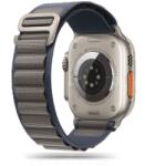 Tech-Protect TP1924 Tech-Protect Nylon Pro Apple Watch 6 / 7 / 8 / 9 / 10 / SE / ULTRA 1 / 2 (44/45/46/49mm) óraszíj, szürke-kék (TP1924) (TP1924)
