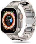 Tech-Protect TP1986 Tech-Protect Stainless Line Apple Watch 6 / 7 / 8 / 9 / 10 / SE / ULTRA 1 / 2 (44/45/46/49mm) fém óraszíj, Titán színű (TP1986) (TP1986)