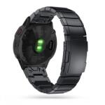Tech-Protect TP0703 Tech-Protect Steelband Garmin Fenix 3 / 5X / 3HR / 5X Plus / 6X / 6X Pro / 7X óraszíj, fekete (TP0703) (TP0703)