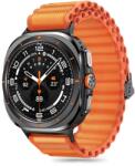 Tech-Protect Samsung Galaxy Watch Ultra (47mm) Szíj - Tech-Protect Weave Pro - Narancs (WR-178617) (WR-178617)