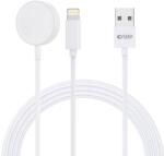Tech-Protect TP0112 Tech-Protect Ultraboost 2in1 mágneses töltő, lightning kábel, 150cm, fehér (TP0112) (TP0112)