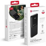 Forcell P10k1 F-Energy Powerbank 2 x USB-A + USB Type-C, 10000mAh, 20W, PD3, QC3, fekete (P10k1) (P10k1)