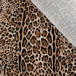 Takoy Ruházati anyag / Ruha anyag fényes hatással leopárd