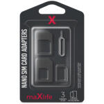 Maxlife Adaptor SIM MaXlife, 4in1, Negru