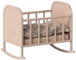 Maileg Accesorii pentru casuta de papusi - Patut balansoar metalic - Light Rose - Maileg