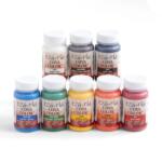 Tandy Leather Set 8 vopsele acrilice pentru piele Eco-Flo Cova Color - Tandy Leather SUA, 59 ml / culoare (2650-06)