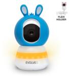 EVOLVEO Monitor pentru bebeluși EVOLVEO LUX - Monitor video inteligent la 360° cu vedere nocturnă, detectare a plânsului și a mișcării, Aparat supraveghere bebelus