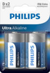 Philips LR20E2B/10 Ultra Alkaline elem (LR20E2B/10) - ebolt