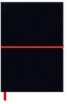 Shkolyaryk Publishing House Naptár, tervező, dátum nélküli, A5, vonalas, műbőr borító, SHKOLYARYK "Genius", fekete (SB7101) - fiorex