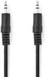 Nedis CAGL22000BK20 2m 3, 5 mm dugó - 3, 5 mm dugó sztereó audió kábel (CAGL22000BK20)