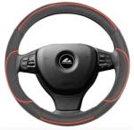 Automax Kormányvédõ 37-39 cm fekete piros csíkkal műbõr (9866)