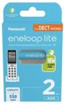 Panasonic BK-4LCCE/2DE AAA/mikro 550mAh Ni-MH akkumulátor, 2db/bliszter (BK4LCCE-2DE-N)