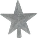 H&L karácsonyfa csúcsdísz, STAR 19 cm, ezüst (A863-00-00)