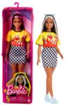 Barbie Papusa Barbie Fashionistas - Barbie, bruneta cu suvite blonde Papusa