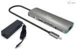 i-tec USB-C Metal Nano Docking Station 4K HDMI LAN s PD 100W + i-tec Universal Charger 100 W (C31NANOLANPD100)