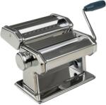 FACKELMANN Masina de paste Fackelmann #easyprepare pentru paste delicioase - accesorii pentru foi de lasagna, tagliatelle si spaghete - inclusiv suport de masa si baza antiderapanta, alb/albastru-gri (27916)