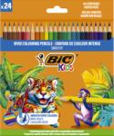 BIC Creioane colorate BIC, din lemn, Evolution Smooth, 2.9mm 24 buc/set 525787