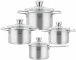  Rozsdamentes acél edénykészlet fedéllel Zass Gourmet ZG-SCS 03 (ZG-SCS 03)