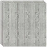  200 darabos készlet öntapadós 3D tapéta, modern kültéri hab, modern design, bármilyen térbe alkalmas, vízálló, méret 70x77, Macvi®, modell panel fa kőris szürke (200xTapet-24)
