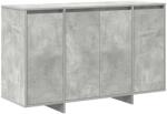 vidaXL Служебен шкаф Циментено сиво 120 x 41 x 75 см (3333899)