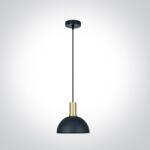 ONE Light Omorfo függőlámpa 1x10 W fekete-sárgaréz 63140/BBS