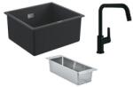 GROHE Készlet gránit mosogató Grohe K700 31653AP0, konyhai csaptelep Grohe Start 304702430, 40852SD0