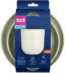 Lovi Tányér szett pohárral 3db Pistachio - pelenka