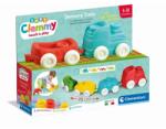 Clementoni - Jucarie educationala Soft Clemmy tren senzorial pentru dezvoltarea senzoriala si motorie a copiilor (CL17961) - ookee