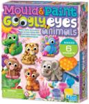 4M Atelier creativ Modeleaza si picteaza - Animale cu ochi mobili (4M-04800) - ookee