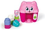 Clementoni - Jucarie educationala Soft Clemmy cos Pisicuta cu cuburi de constructie moi si lavabile (CL17768) - ookee