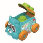 Clementoni - Jucarie educationala Soft Clemmy catel albastru cu cuburi moi (CL17488) - ookee