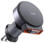 Mcdodo Vezeték nélküli autós töltő visszahúzható USB-C kábellelMcdodo CH-3000, 15W (fekete) (CH-3000) - wincity