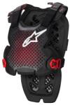 Alpinestars A-1 PRO protector de piept negru-antracite-roșu (AIM160-487)