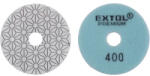 Extol PREMIUM 8803096 gyémánt csiszolókorong/polírkorong, csempe élcsiszoló, tépőzáras; 100mm, P400, száraz és vizes ( 8803096 ) (8803096)