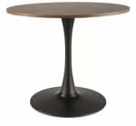 SIGNAL MEBLE Amadeo II étkezőasztal, dió / fekete