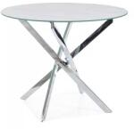 SIGNAL MEBLE Agis III étkezőasztal, márvány / króm