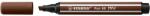 STABILO Rostirón, 1-5 mm, vágott hegy, STABILO "Pen 68 MAX", barna (768/45) - nyomtassingyen