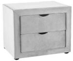SIGNAL MEBLE Mullido II éjjeliszekrény, világos szürke