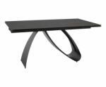 SIGNAL MEBLE Diuna étkezőasztal, barna / fekete