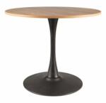 SIGNAL MEBLE Amadeo II étkezőasztal, tölgy / fekete