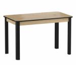 SIGNAL MEBLE Diego II étkezőasztal 120 x 68 cm, artisan tölgy / fekete